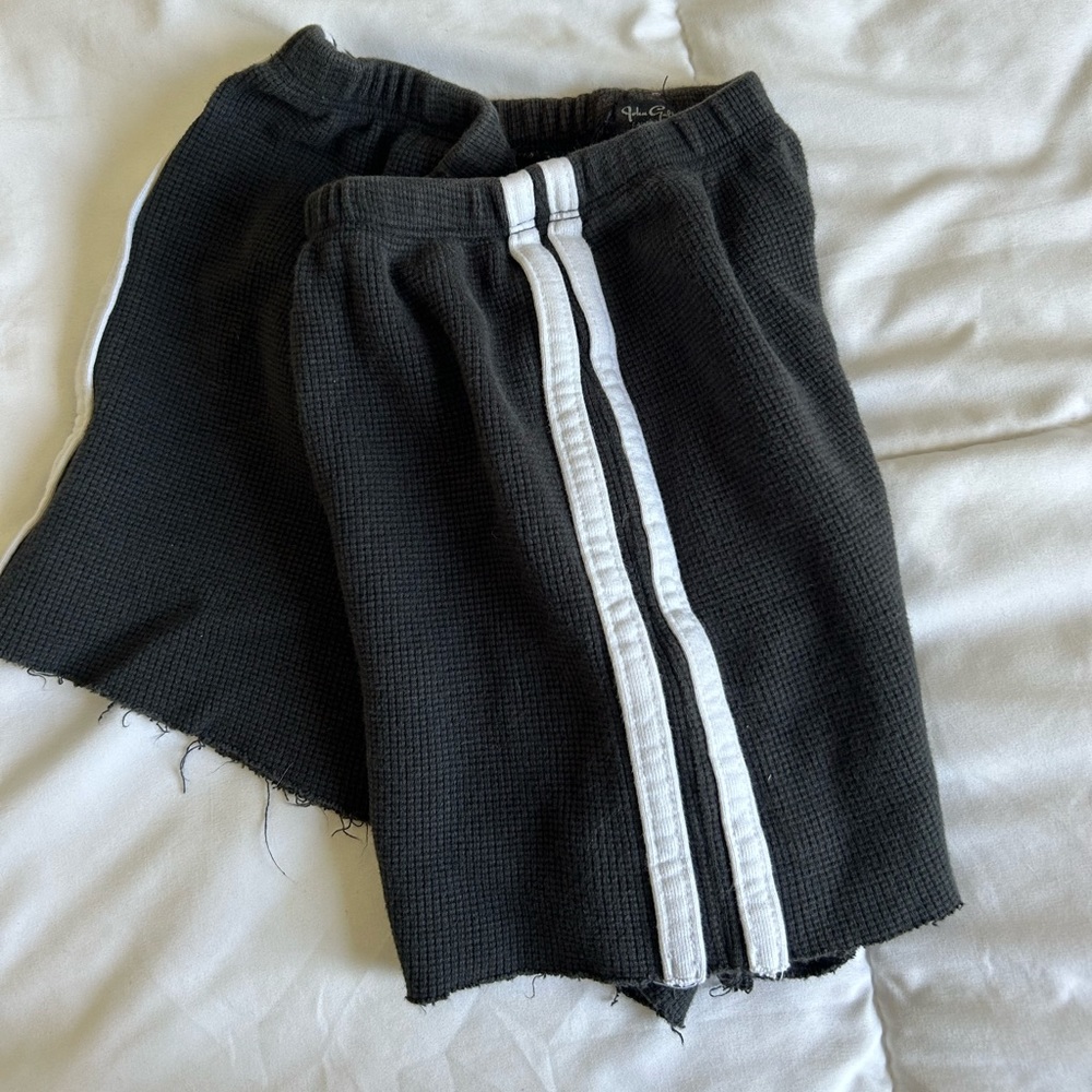 brandy melville striped lounge shorts